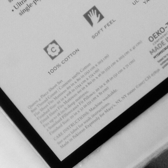 new White Charter Club Sleep Luxe 800 Thread Count 100% Cotton QUEEN Sheet Set - Picture 6 of 7